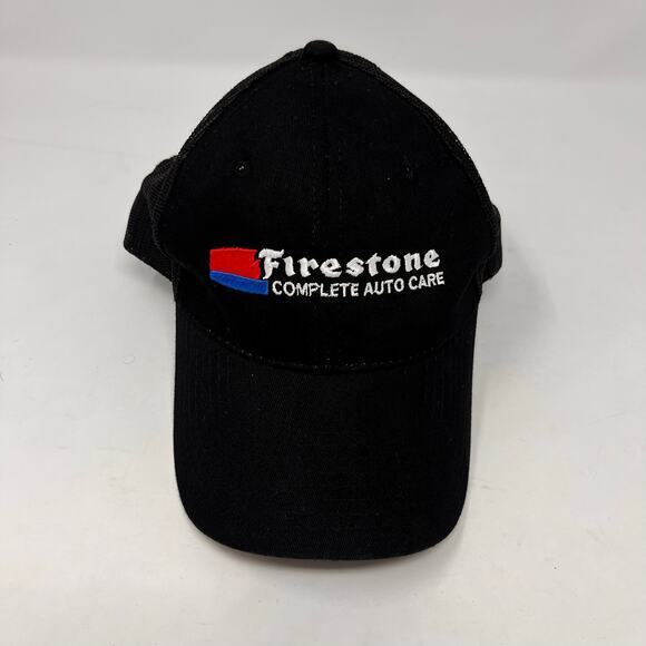 Firestone Complete‎ Auto Care Black Hat Hook And Loop Adjustable Closure Unisex - Picture 1 of 6